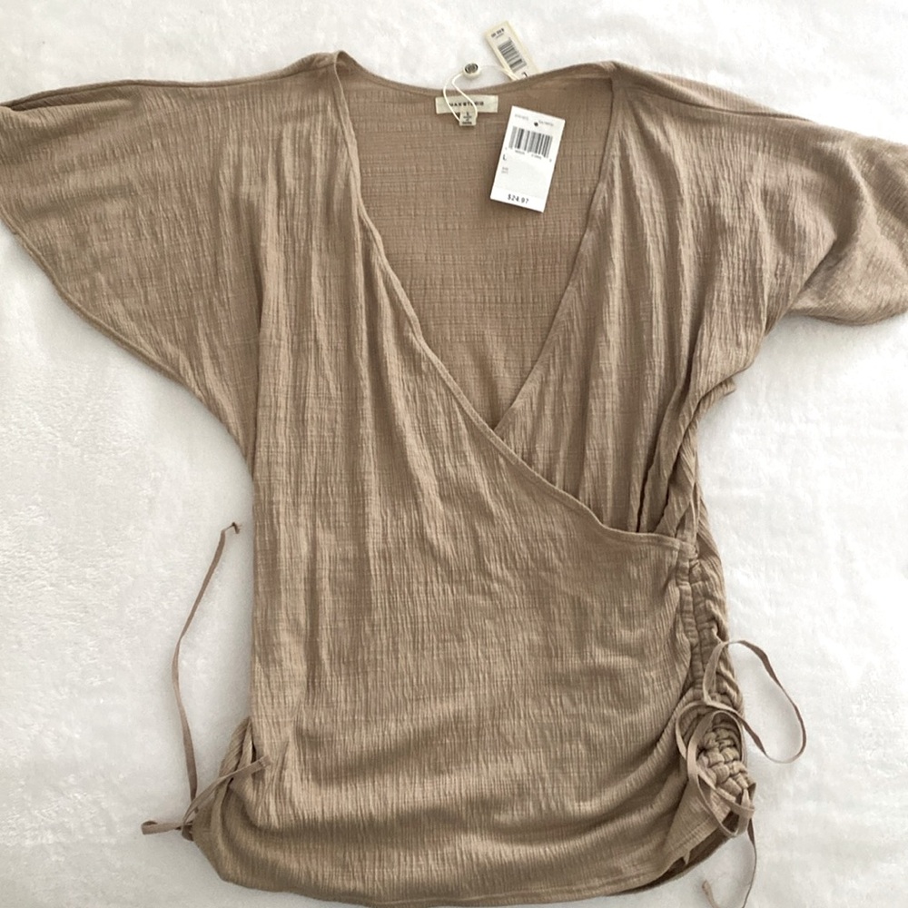Max Studio, Beige Blouse Size Large